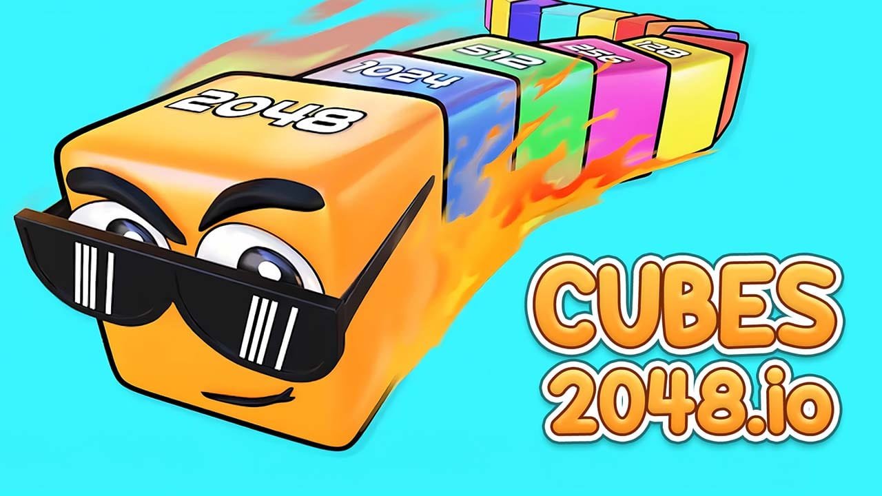 Cubes 2048 io game